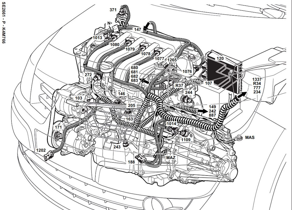 Електросхеми Renault 1