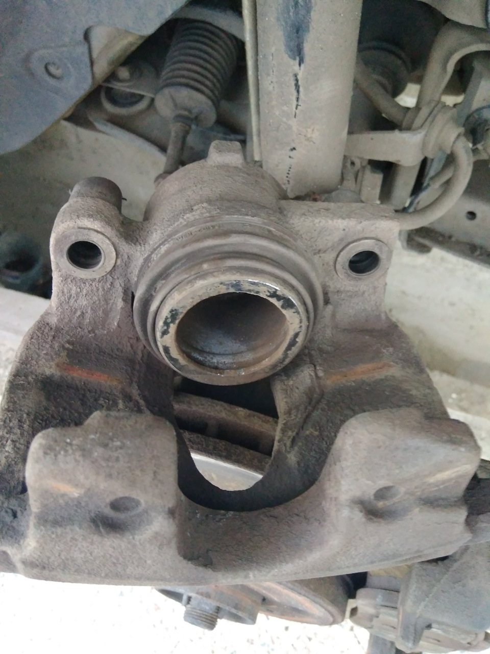 Перебір напрямних передніх супортів Renault Scenic 2. 2