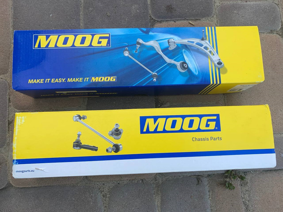 Стійки стабілізатора Moog - оригінал та підробка 1