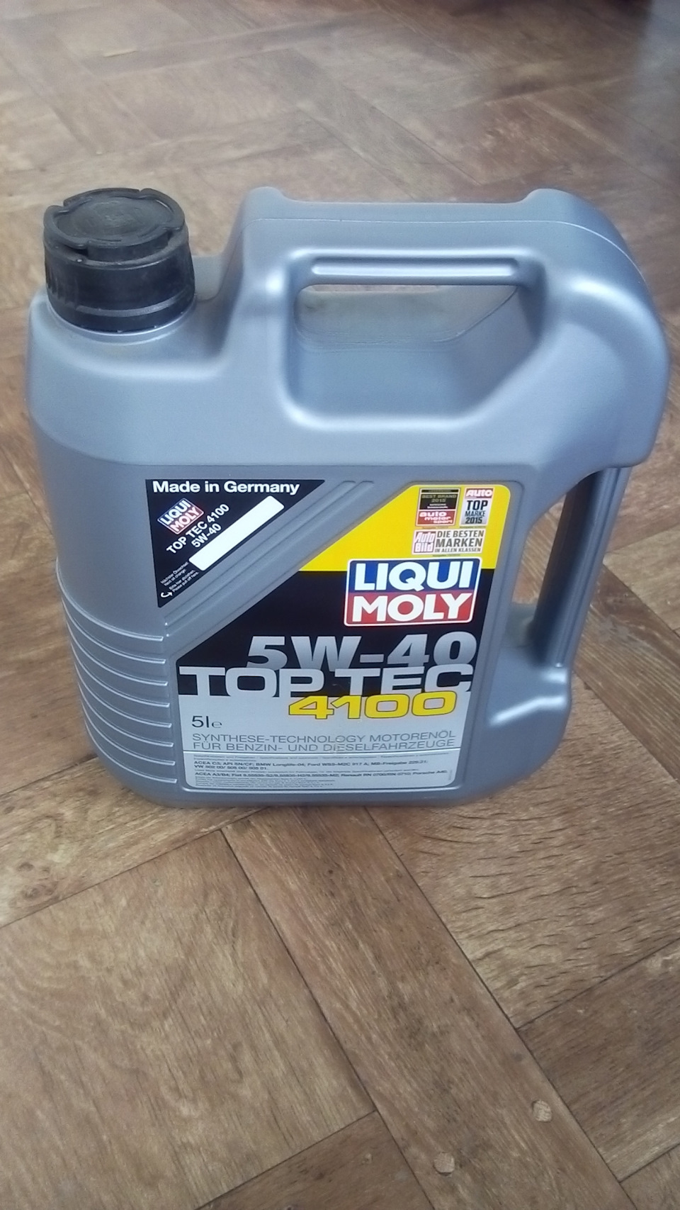 #14) Заміна мастила. Пробую Liqui Moly 5w40 4100 1