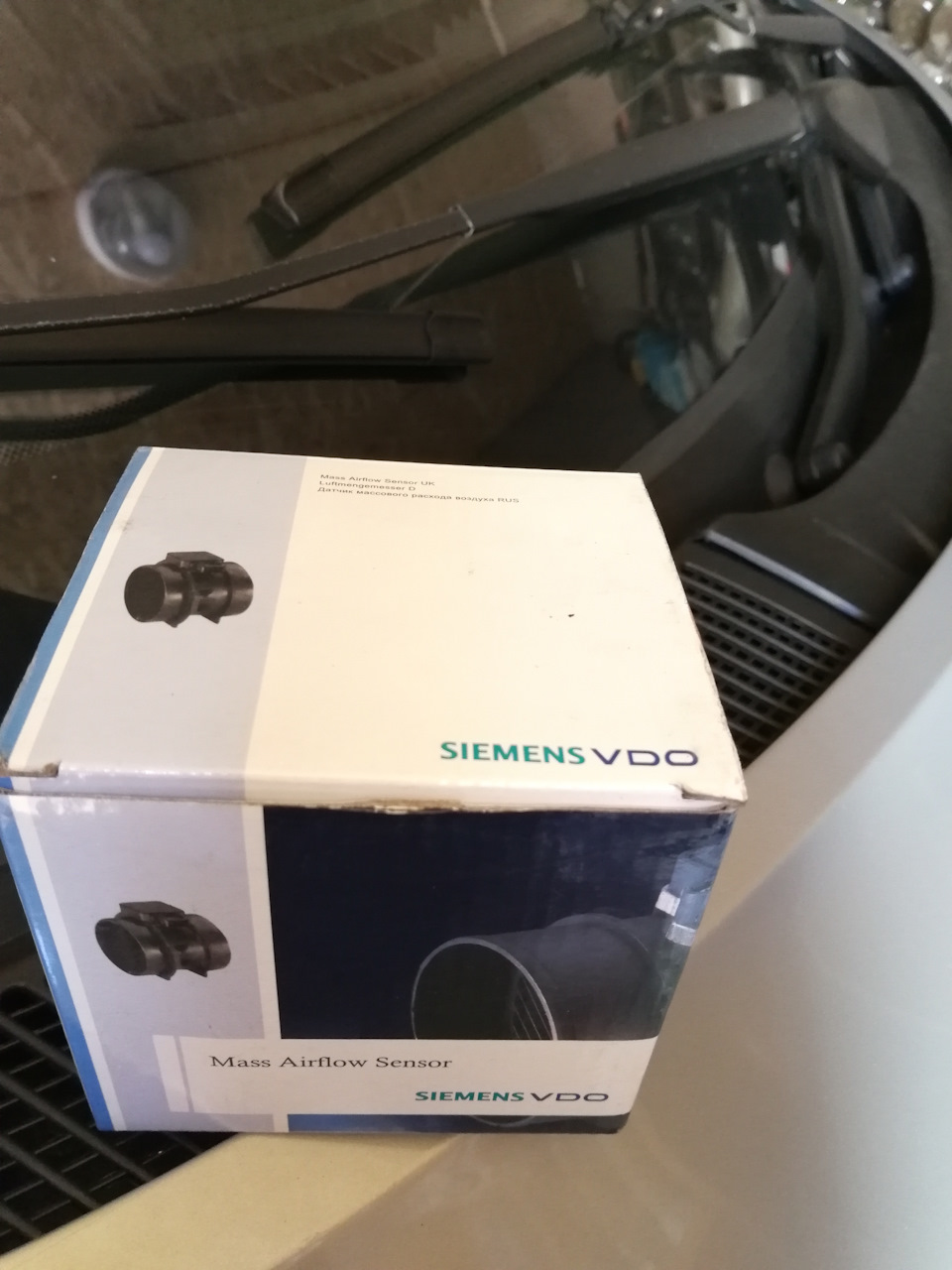 ДМРВ (витратомір) від ГАЗ на Renault Scenic 2 1.9 dci 2