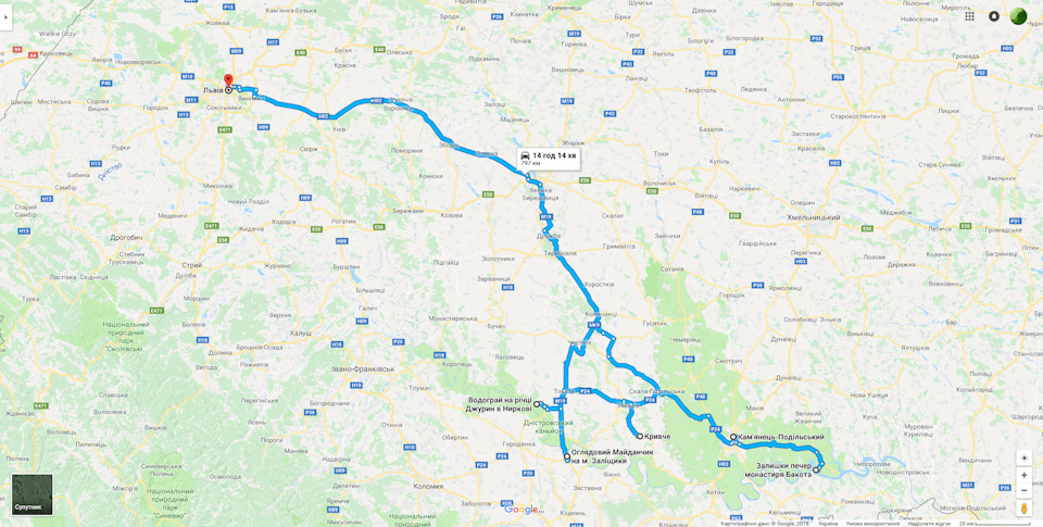 Львів - Кам'янець-Подільський - Бакота - Кривче - водоспад Джурін - Заліщики - Львів 1