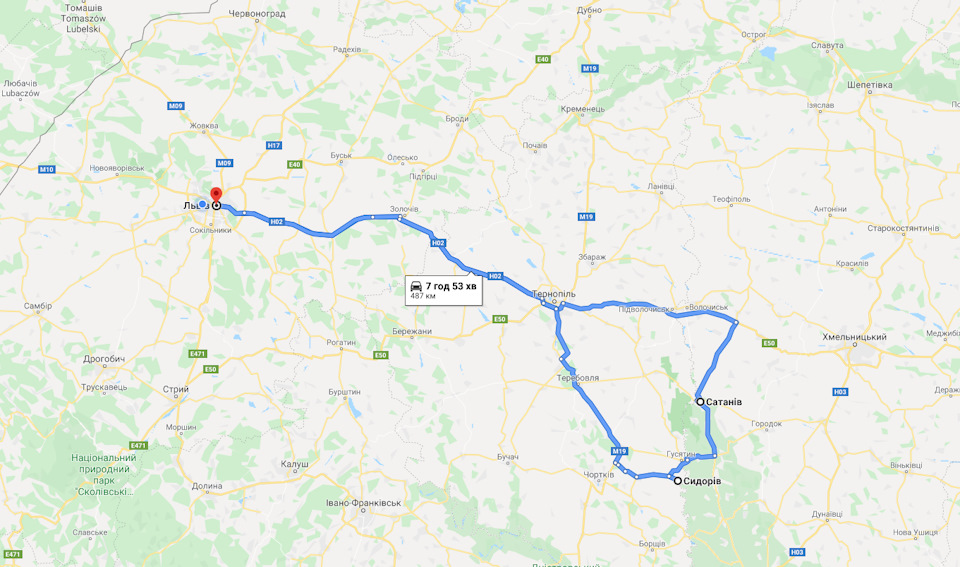 Львів - Сатанів - Сидорів - Львів 1