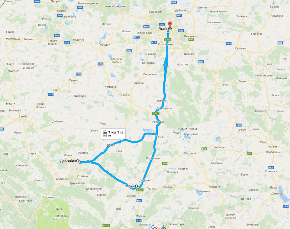 Львів - Стрий - Дрогобич - Львів 1