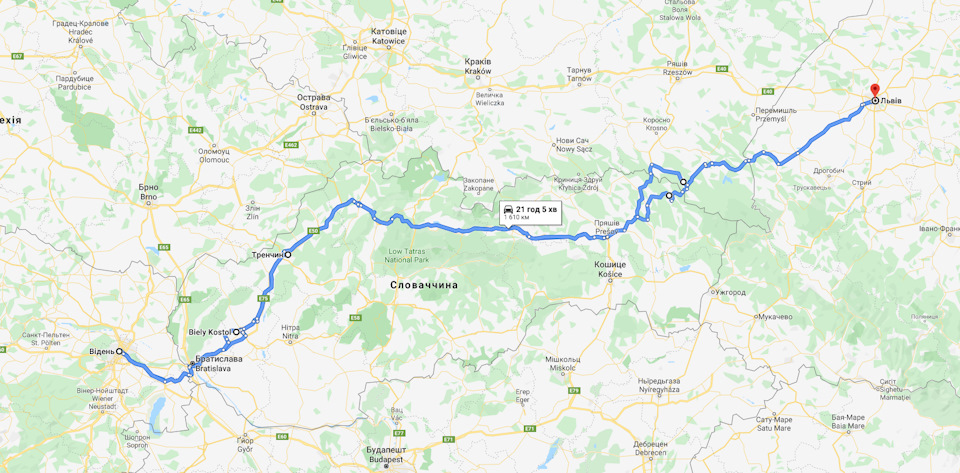 Львів - Трнава - Братислава - Відень - Тренчин - Львів 1