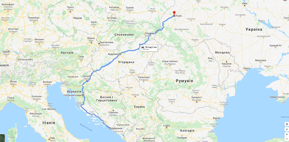 Новорічна відпустка 2020, частина 5: дорога назад Дубровник (Хорватія) - Плитвицькі озера (Хорватія) - Будапешт (Угорщина) - Львів 1