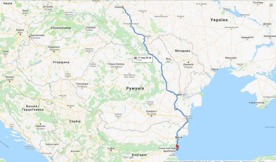 Відпустка 2019, частина 1: Дорога туди: Львів - Галац (Румунія) - Свєті Влас (Болгарія)