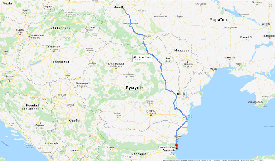 Відпустка 2019, частина 1: Дорога туди: Львів - Галац (Румунія) - Свєті Влас (Болгарія) 1