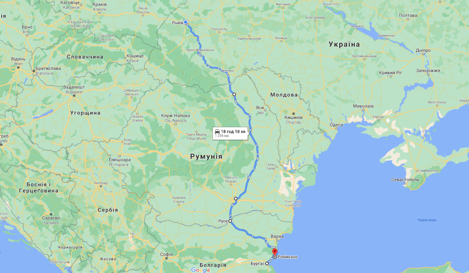 Відпустка 2021, частина 1: Дорога туди: Львів - Чернівці - Русе (Болгарія) - Свєті Влас 1