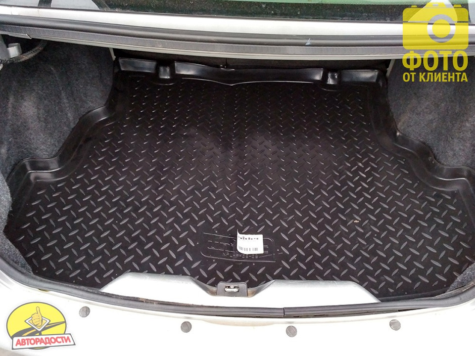 Килимок в багажник для Renault Symbol '08-12//Norplast 4