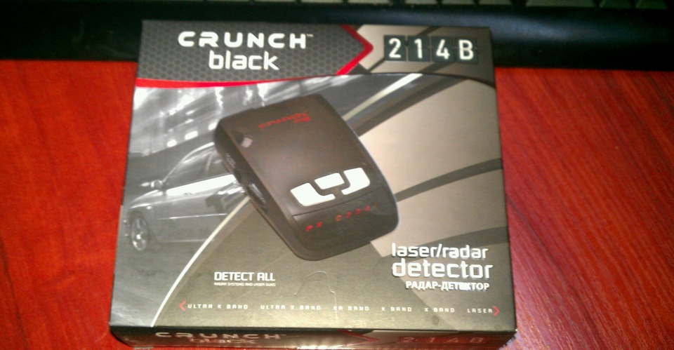Придбано радар-детектор Crunch Black 214B 1