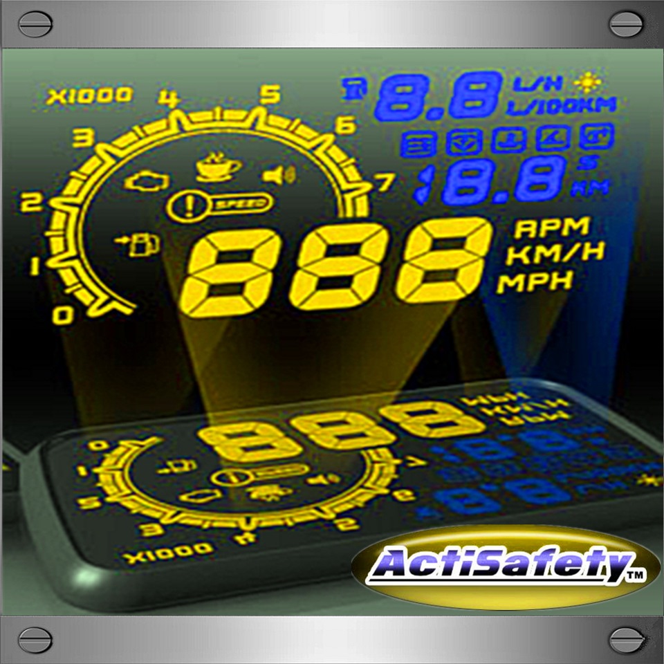 проекційний дисплей OBD2 1