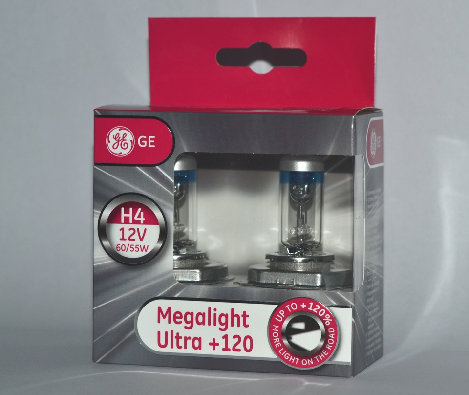 General Electric H4 Megalight Ultra +120% 1
