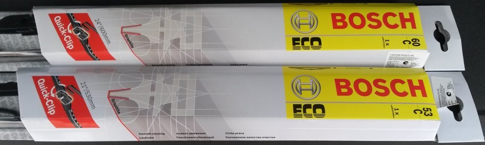 Щітки склоочисника) Bosch Eco 600/530 1