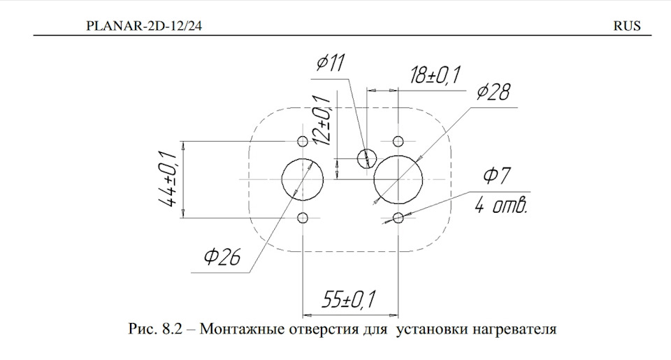 Повітряний обігрівач ПЛАНАР 2Д 12 вольт 3