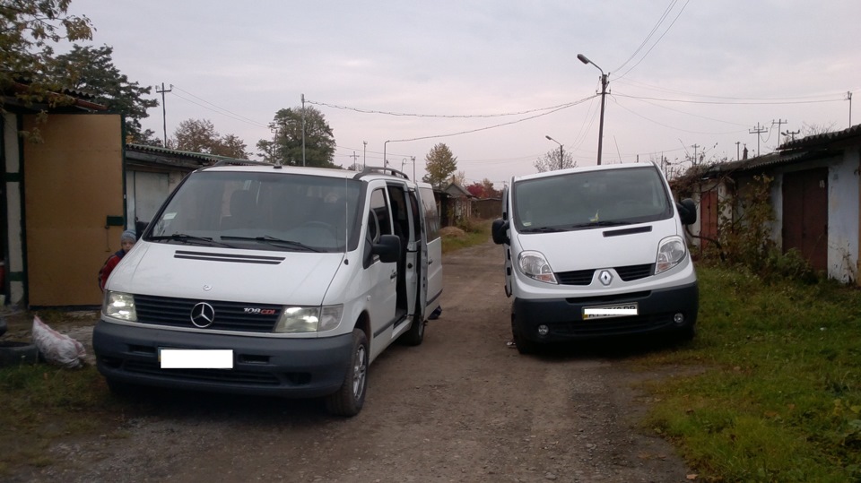 Рено Трафік і Мерседес Віто.2002р.Англія.Фотосесія 1