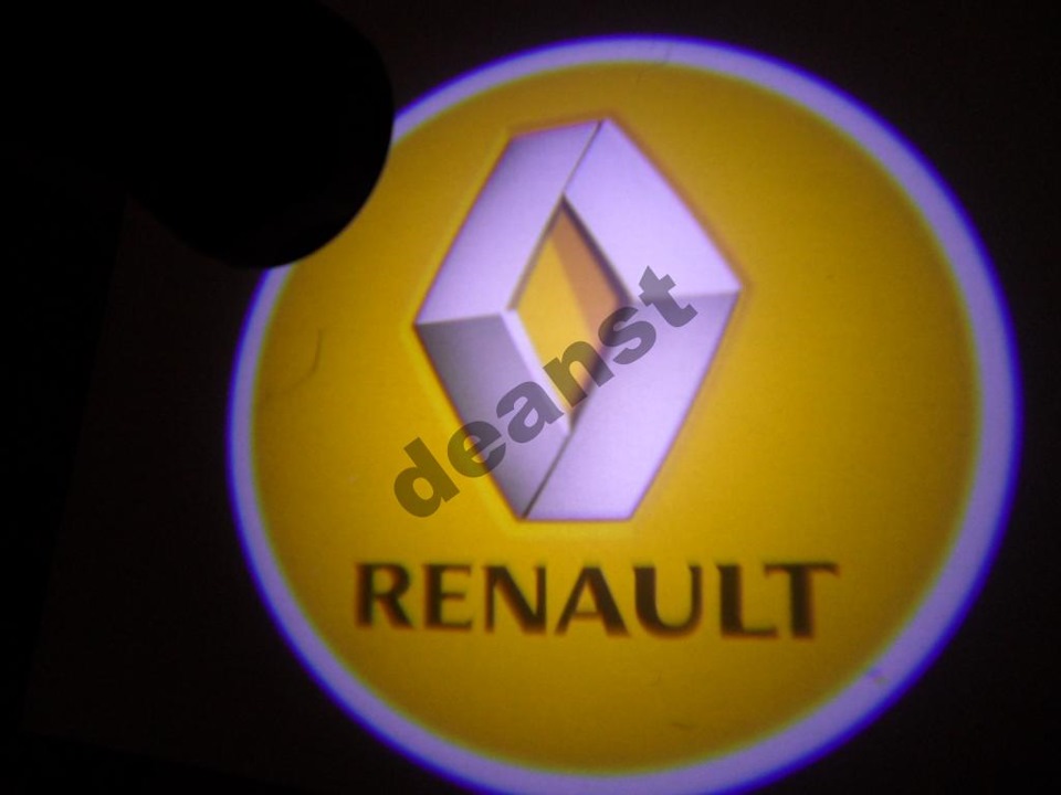 підключення проекції з логотипом Renault 1