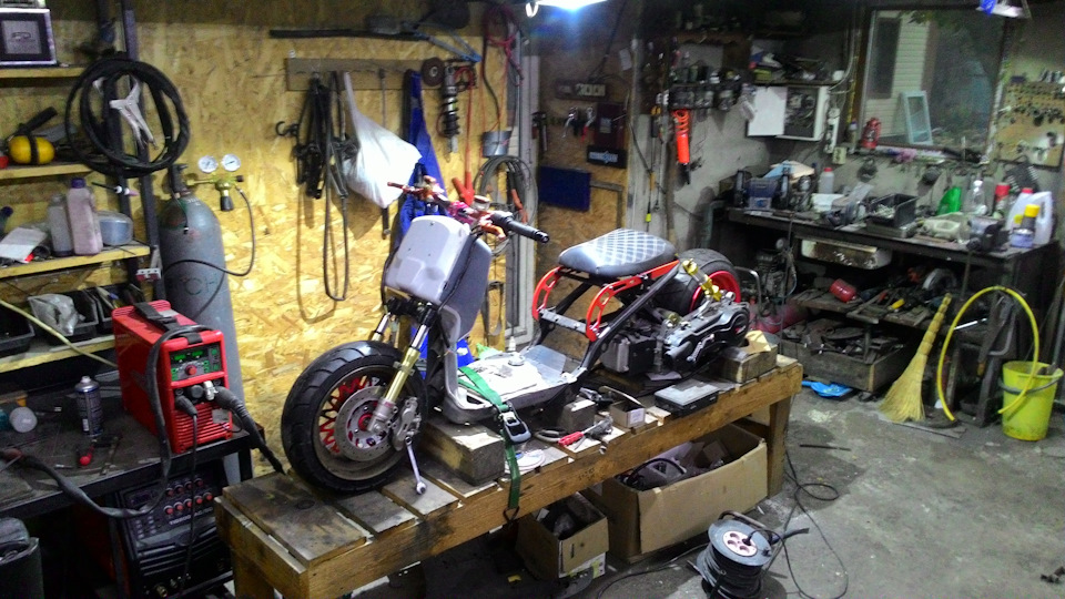 ось роблю honda zoomer custom 2