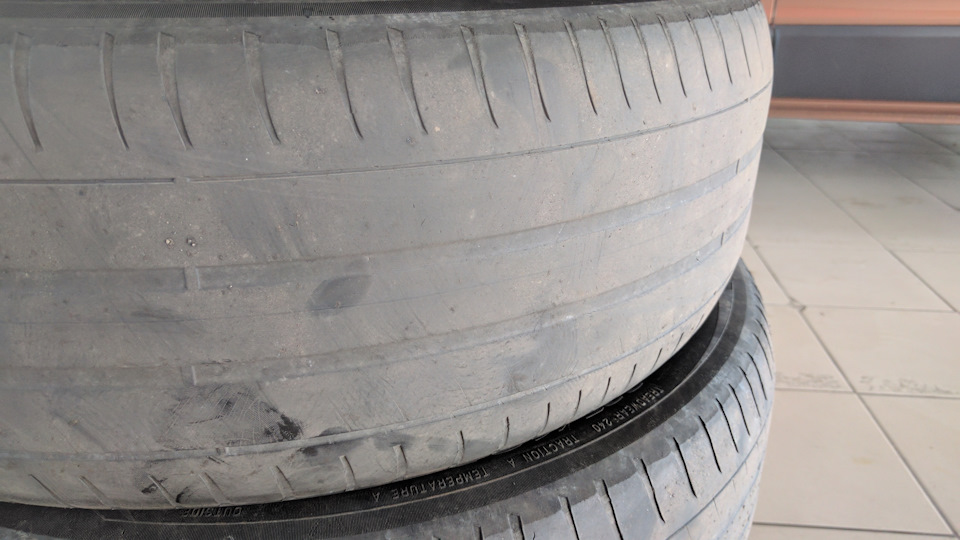 Michelin стерся за 40000 км 1