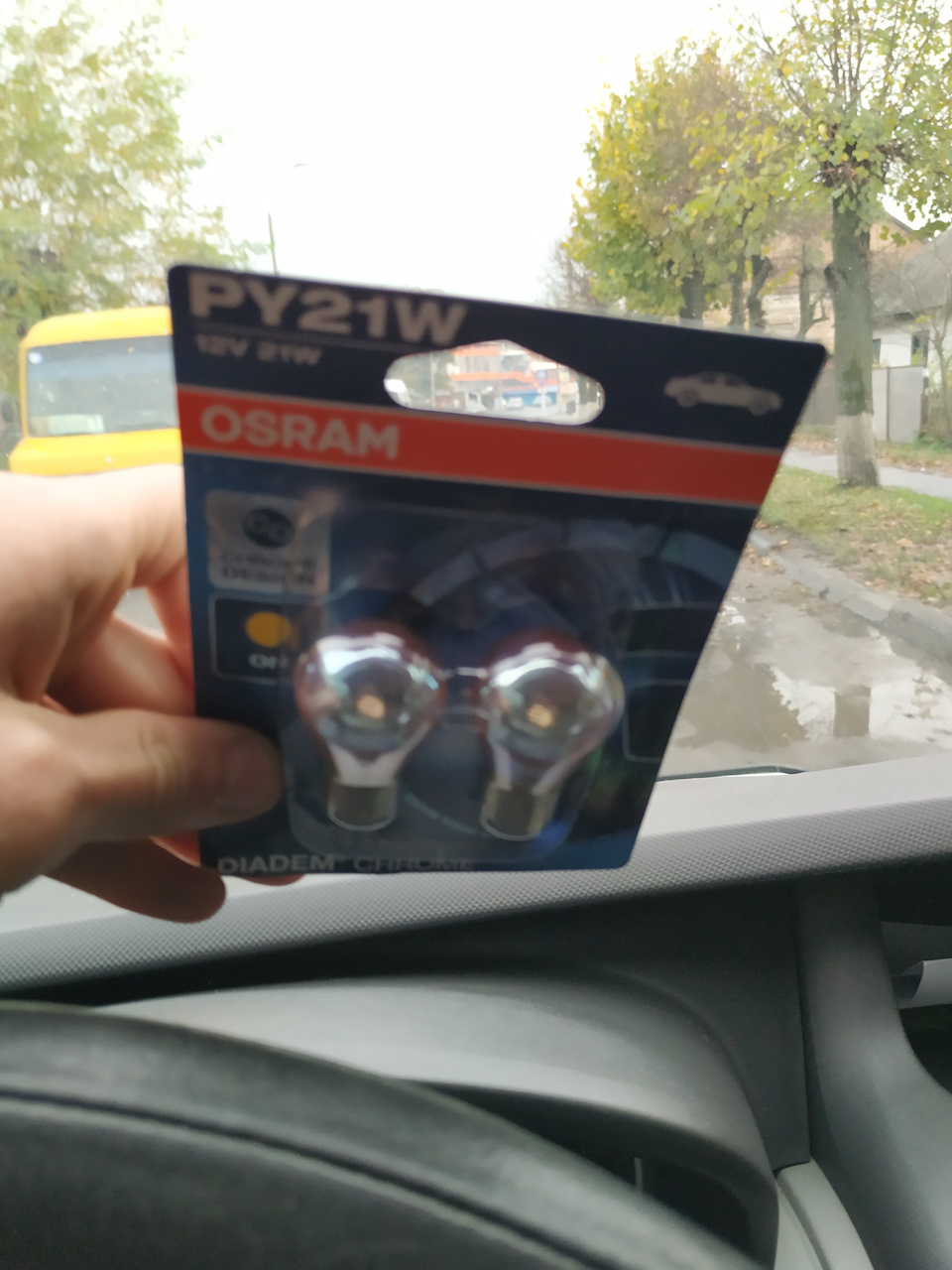 ✍Заміна ламп повортників Osram PY21W 3