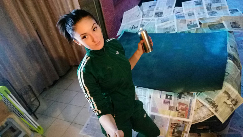 Зелений повернувся до родини. Фарбування 1