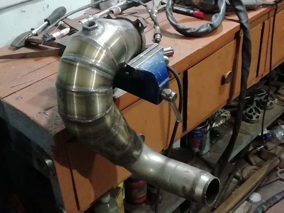 Будівництво 900NG 400+, Downpipe 4 4