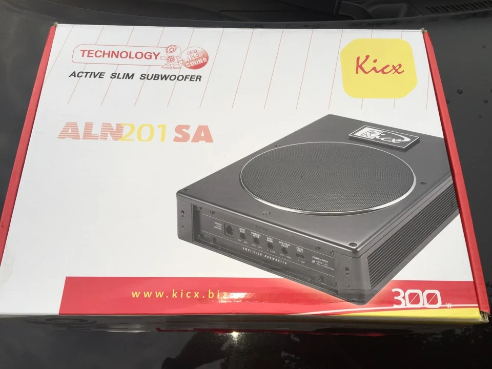 Плоский сабвуфер KICX ALN 201SA