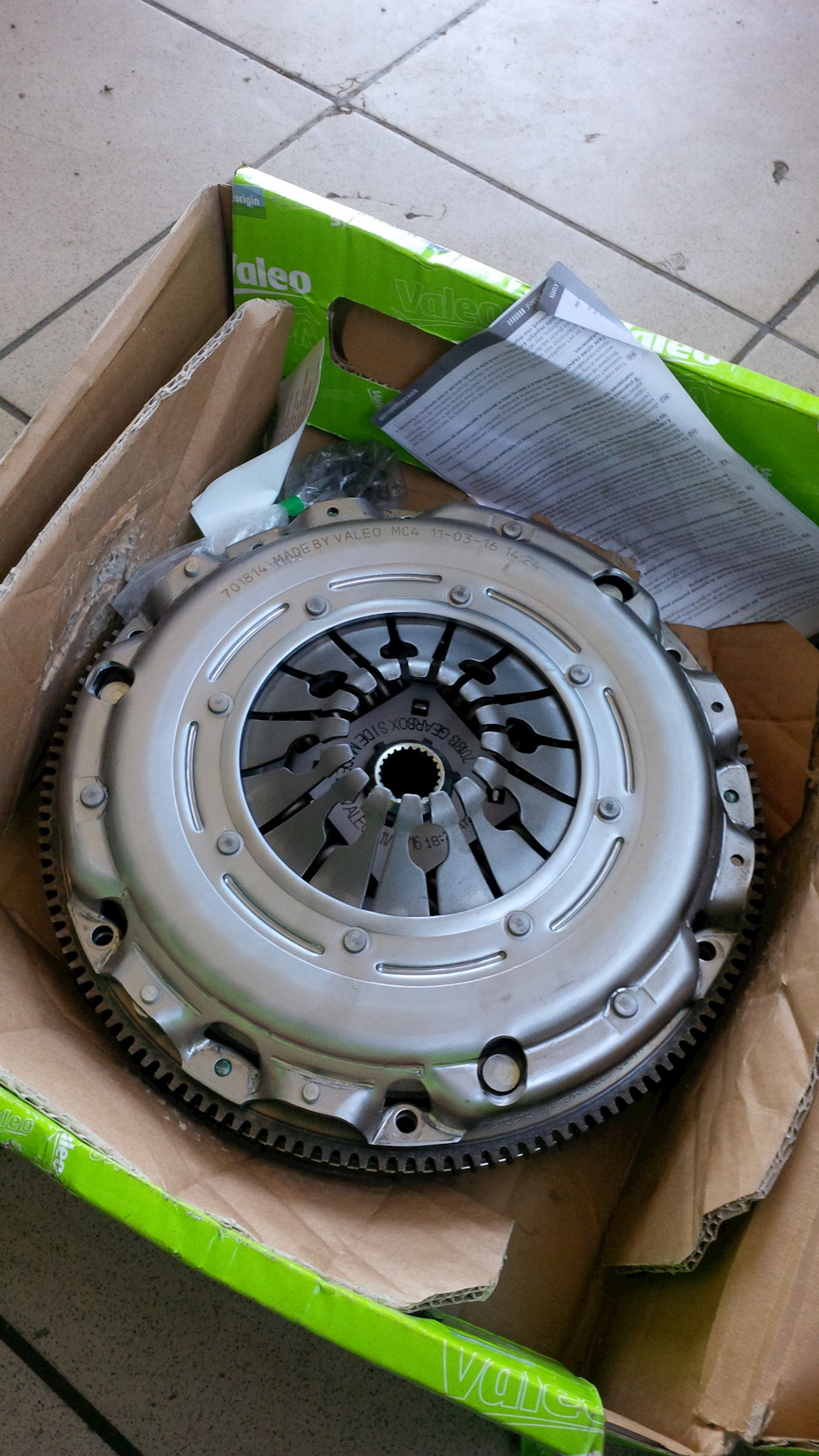 заміна зчеплення на valeo835050 kit 3