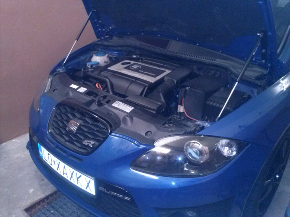 SEAT Leon Cupra Blue амортизатори капота Poland edition! 1