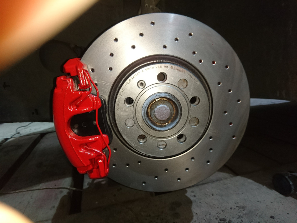 Заміна гальм на 312 Brembo X + кераміка 1
