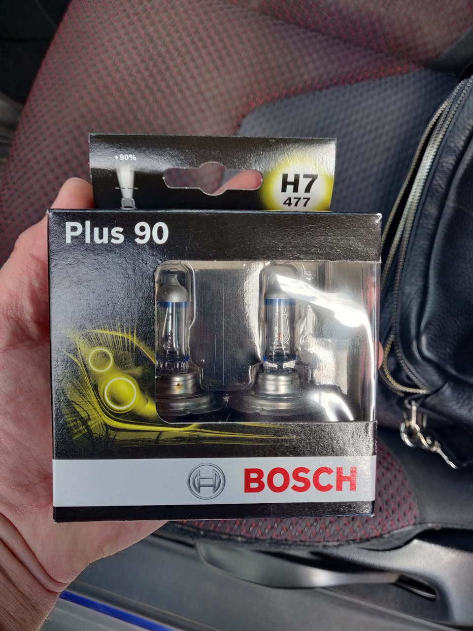 Нові лампи у фари bosch plus 90 1