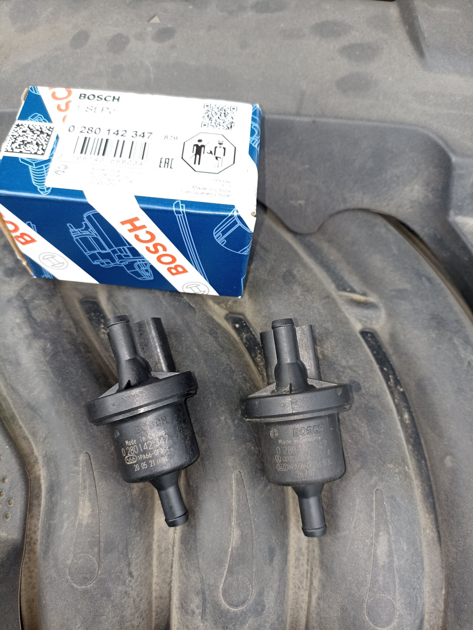 Заміна клапана вентиляції бака N80 Bosch 0280142347 1