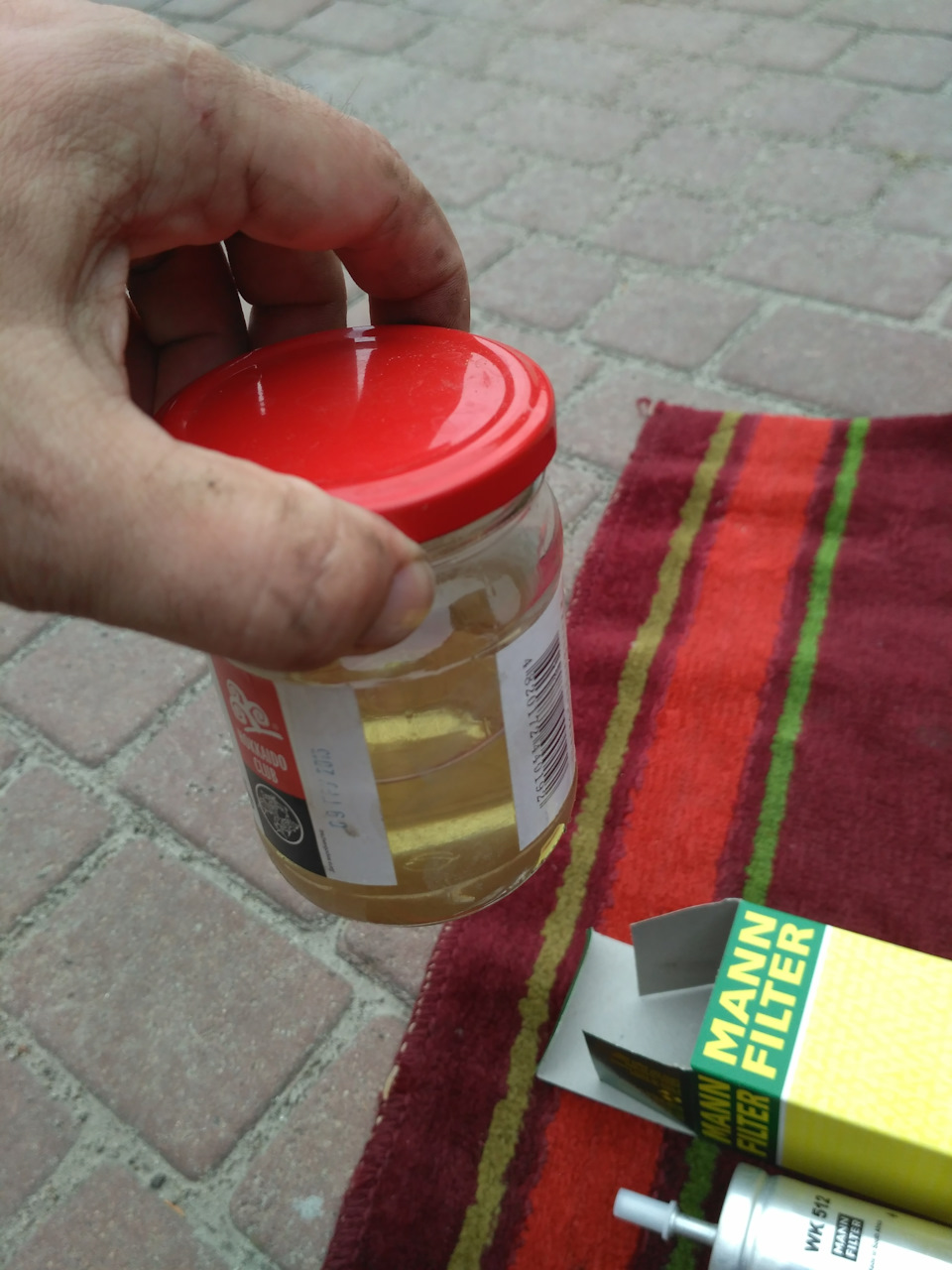 Заміна паливного фільтра Mann WK 512 3