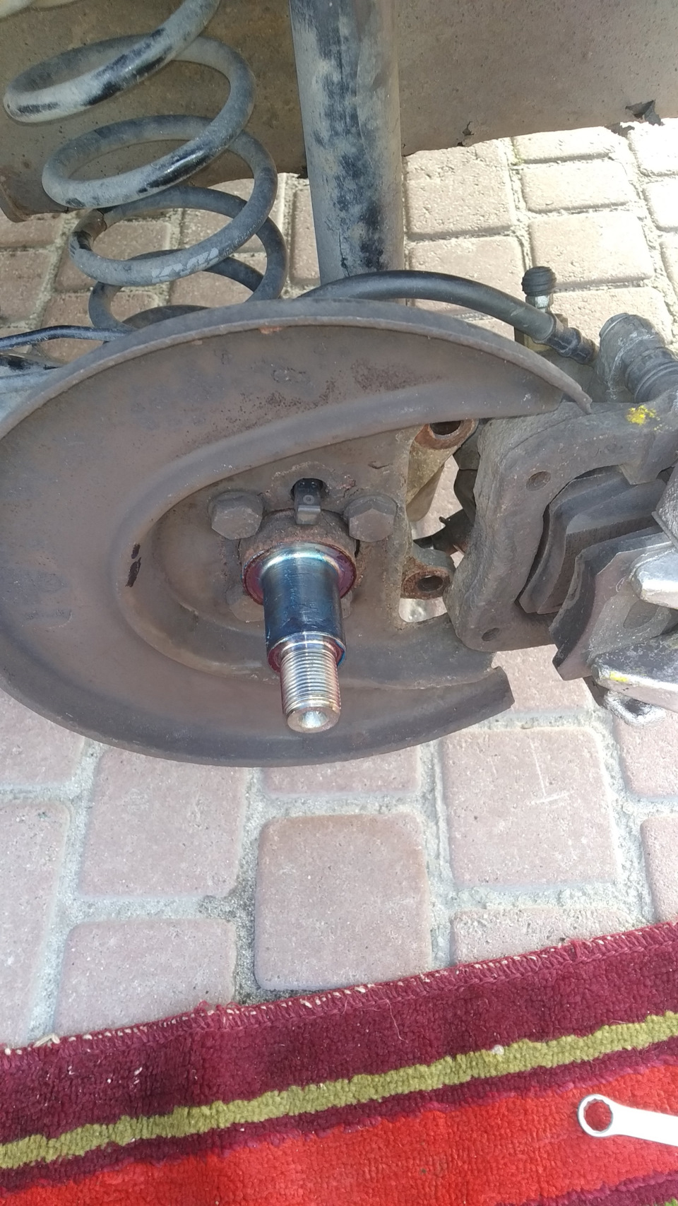 Заміна задньої маточини SKF VKBA3567 4