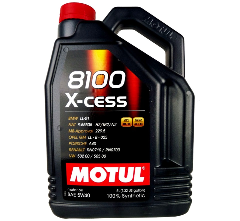 Заміна мастила Motul X-cess 5W40 1