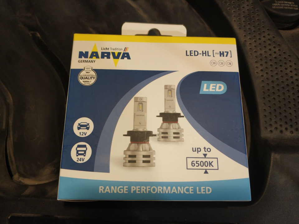 Narva Range Perfomance LED H7 в ближній, перевірка пробігу по мотогодин через VCDS 1