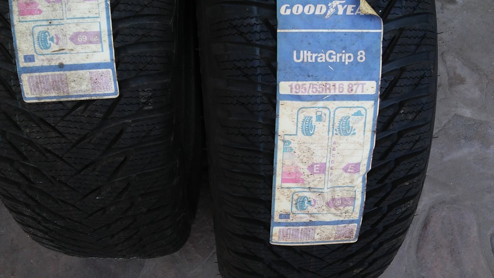 Зима. Goodyear Ultra Grip 8 2