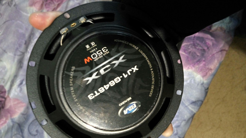 Колонки в задні двері BM AUDIO XJ1 2