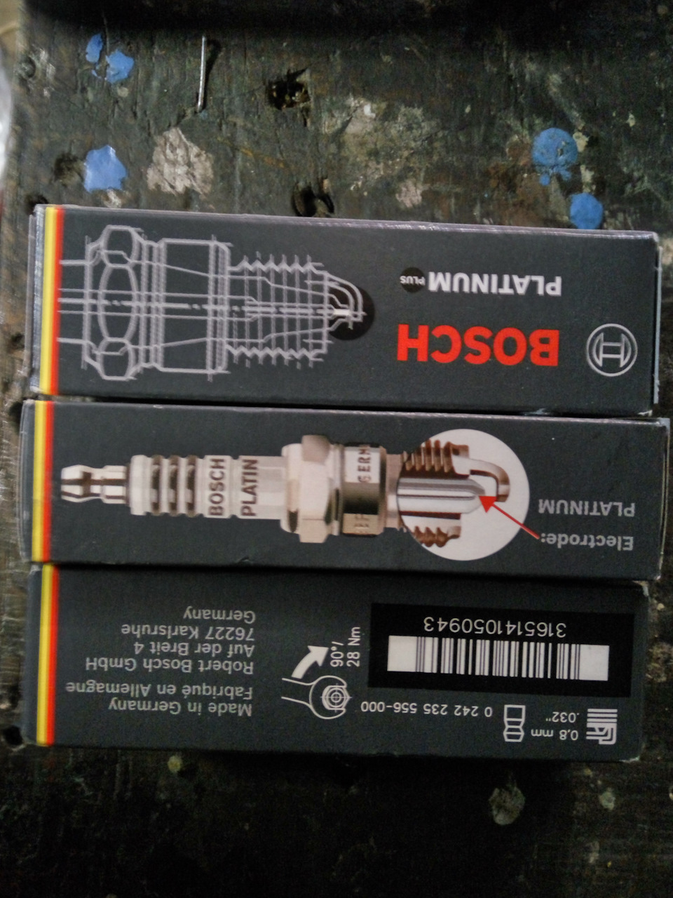 Заміна свічок на Bosch Platinum 2