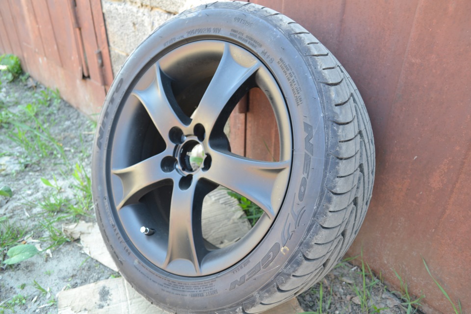 Фото відреставрованих дисків з гумою Nitto NeoGen 1