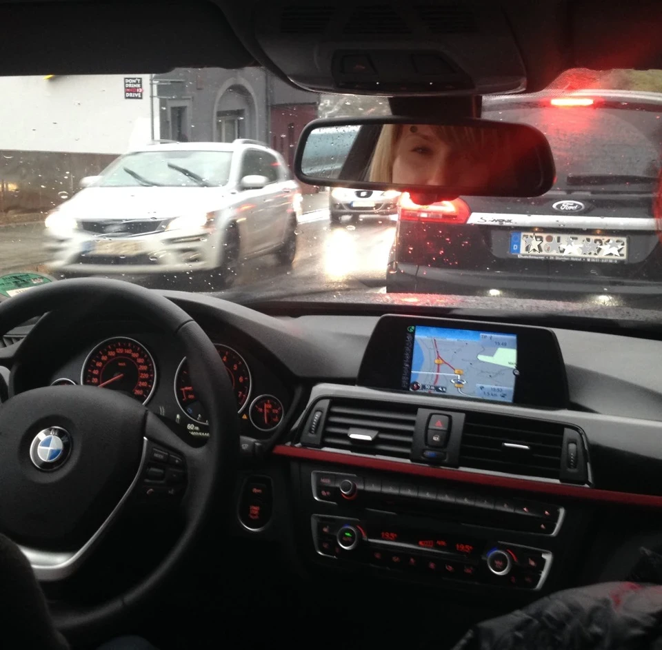 Зрада ібіце з BMW 316i