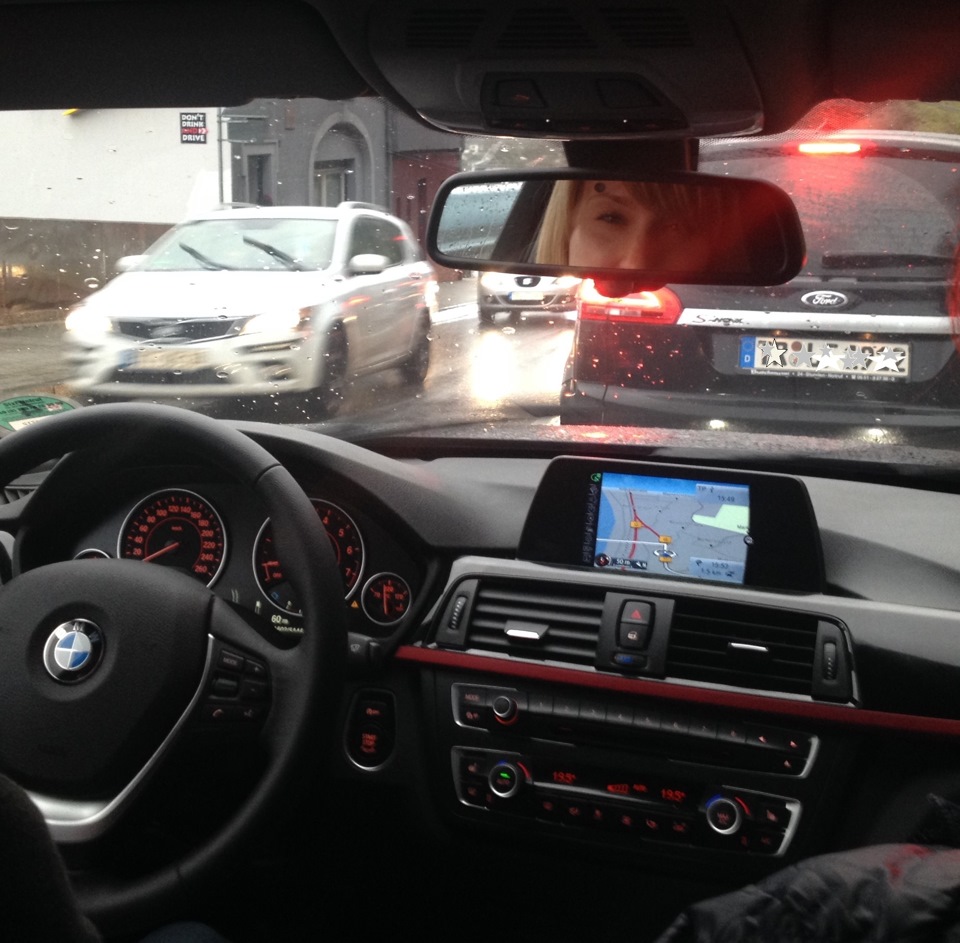 Зрада ібіце з BMW 316i 1
