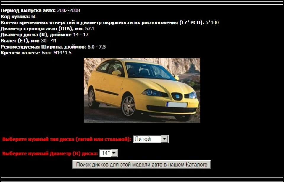 Трохи інформації про Seat Ibiza 6L