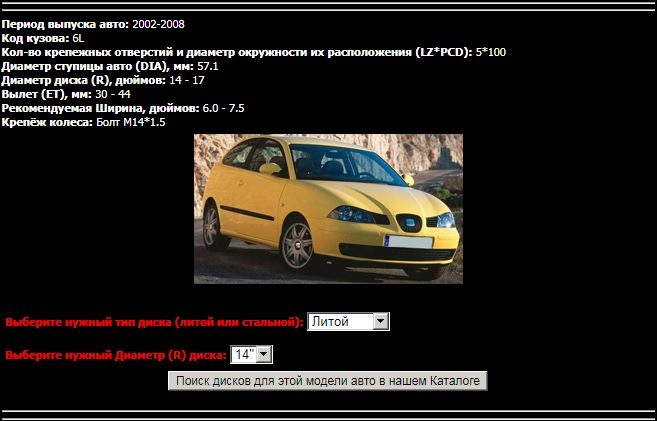 Трохи інформації про Seat Ibiza 6L 1