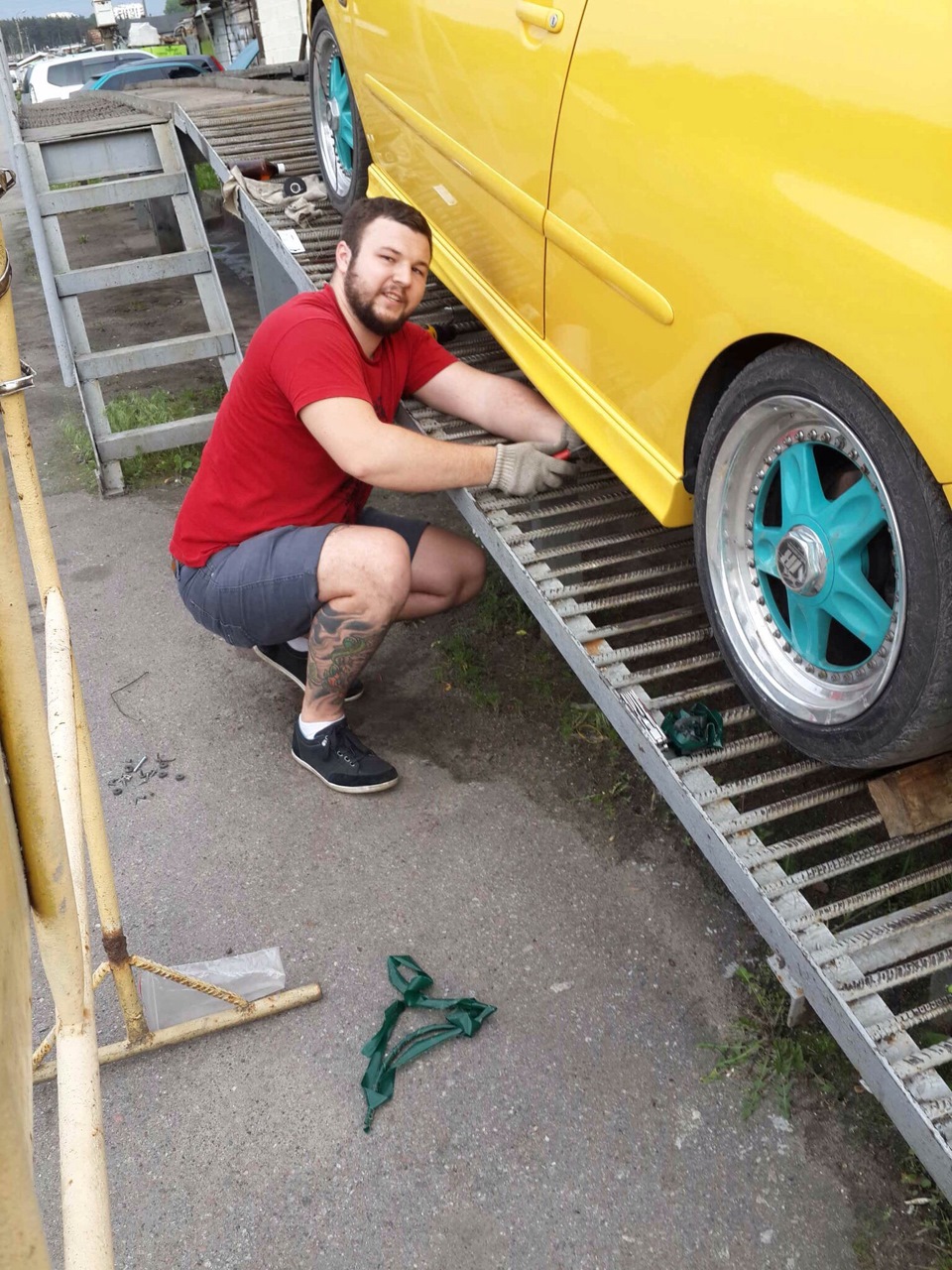 Ставим на место пороги 1