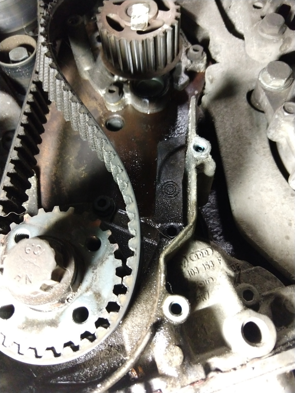 Заміна помпи на SEAT Leon 1m1 - 1.8T (AUQ) 2