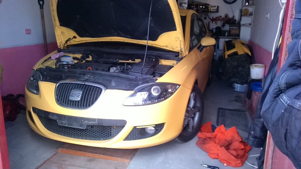 Зняття бампера seat leon 2