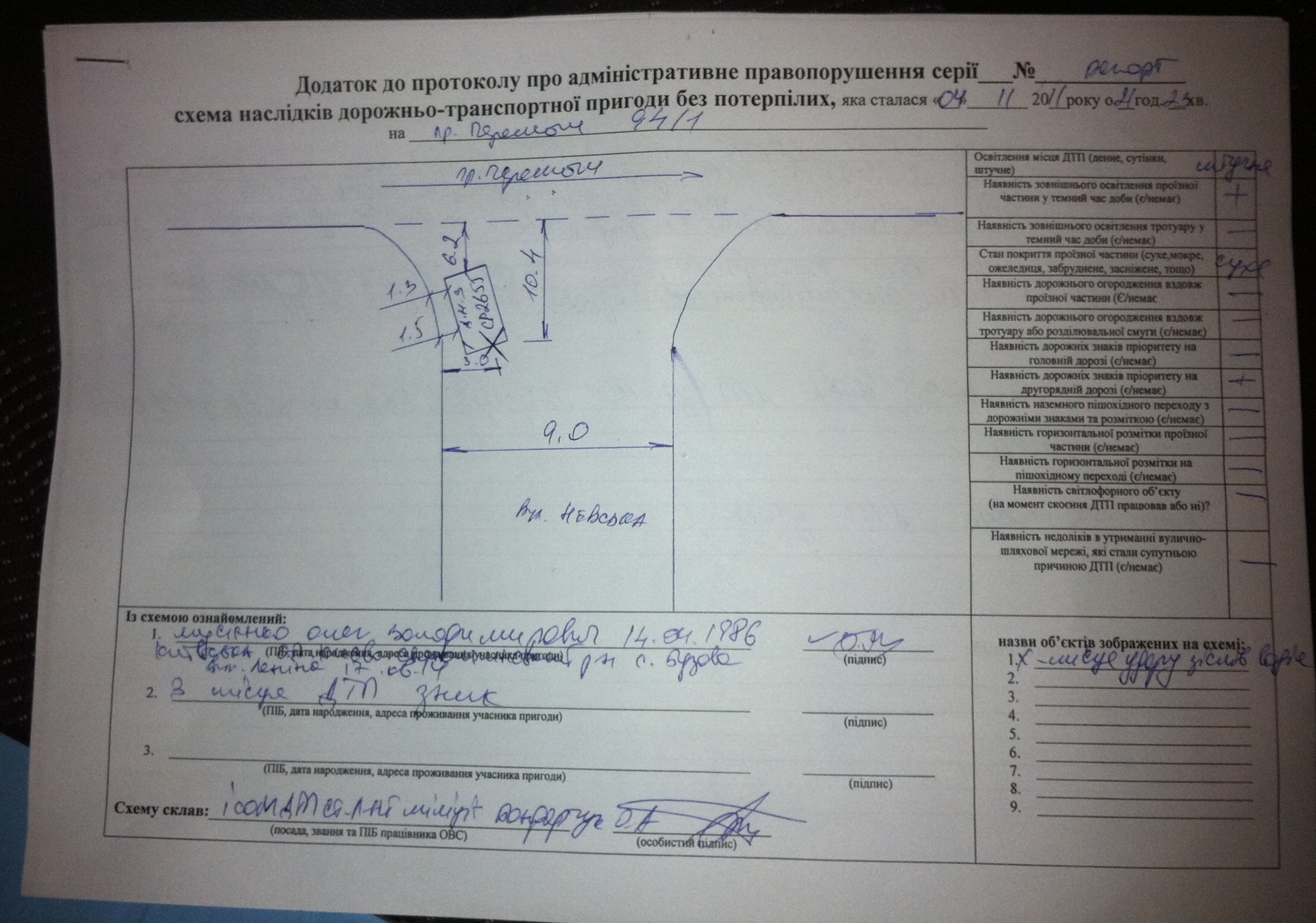 Потрапив у ДТП винуватець втік 1