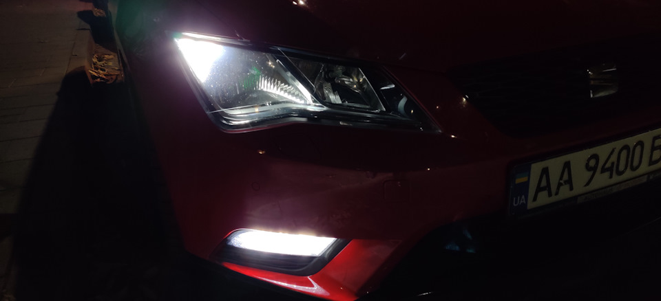 Установка LED лампочок 4