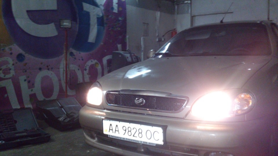Лінзи в ланос 2